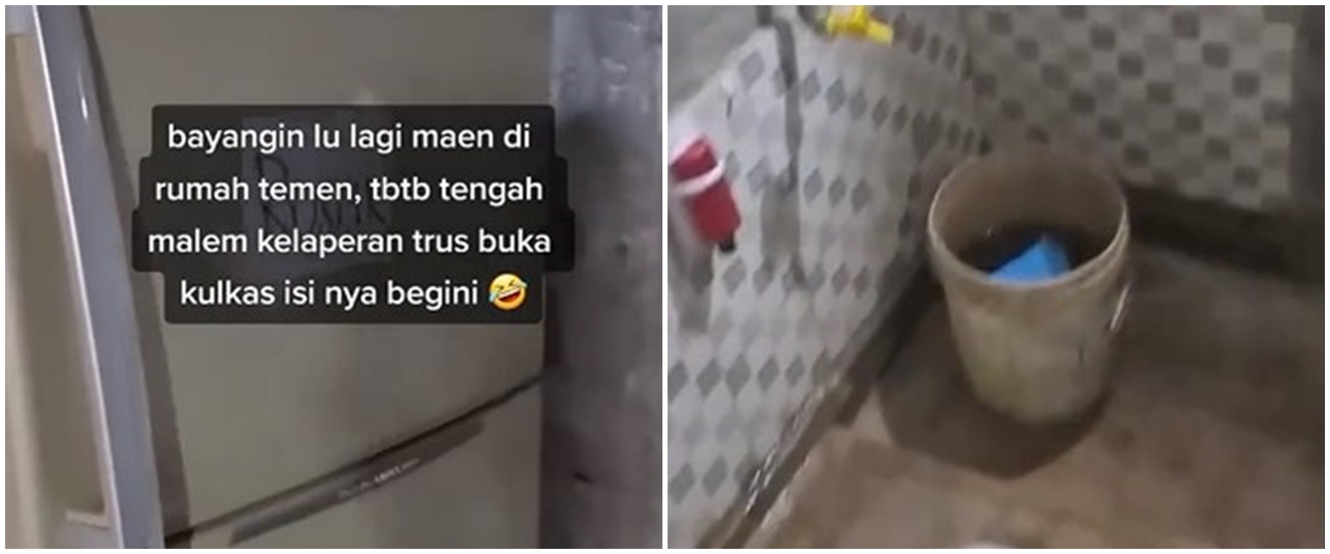 Penampakan kulkas bekas beralih fungsi ini unik, bagai pintu rahasia