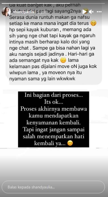 Bobot tubuh Shandy Aulia turun jadi 46 kilogram, gara-gara patah hati?