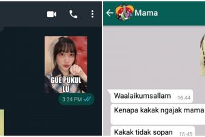 11 Chat lucu salah kirim stiker di WA ini bikin malu tujuh turunan