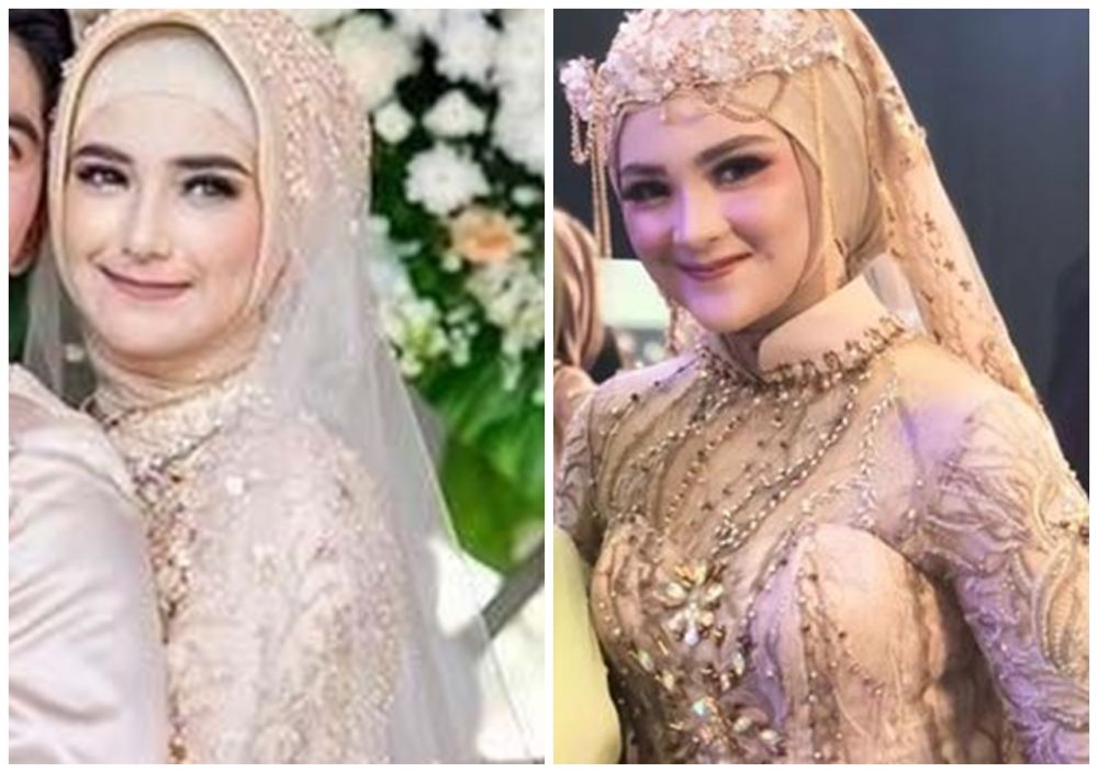 Disebut mirip, ini 7 adu gaya hijab Nadya Mustika dan istri Ridho DA