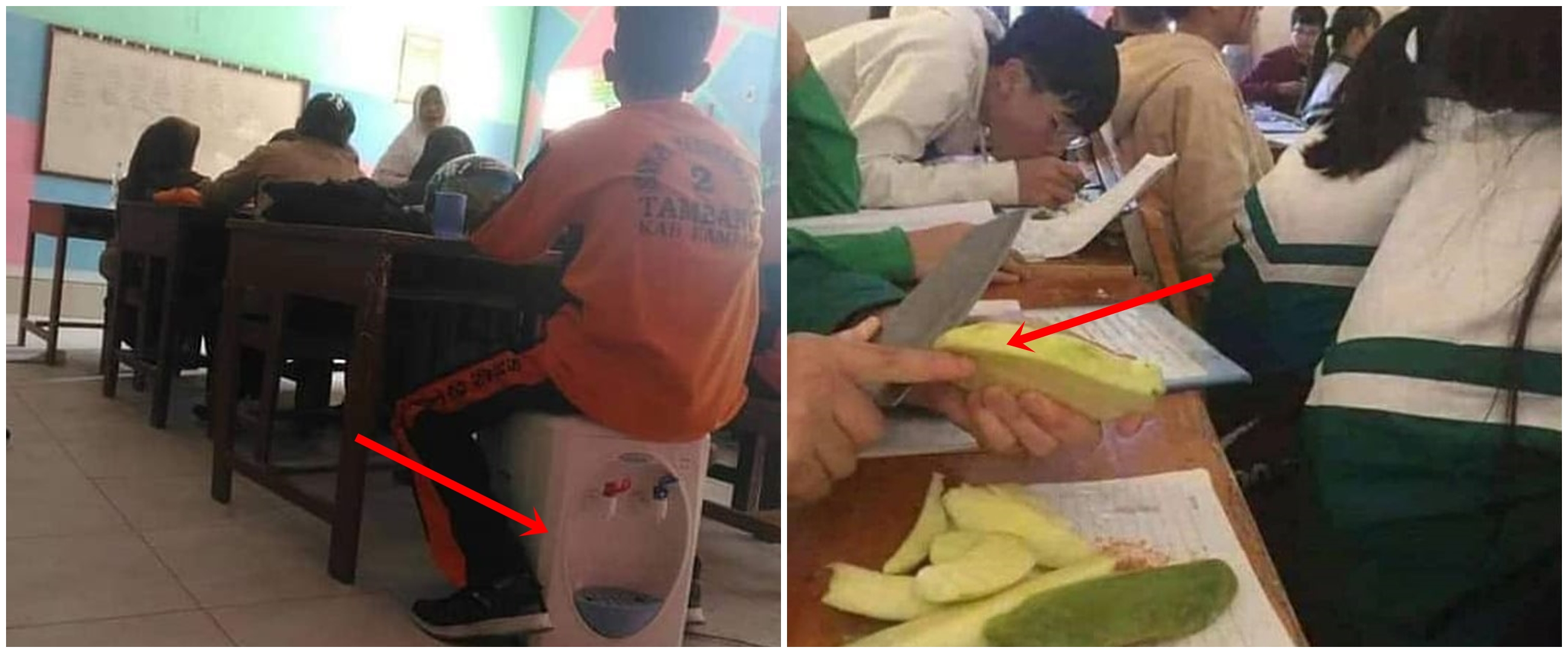 19 Momen lucu murid duduk paling belakang, auto kangen sekolah