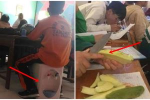 19 Momen lucu murid duduk paling belakang, auto kangen sekolah