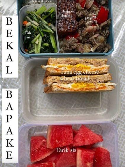 9 Inspirasi bekal buatan VJ Laissti untuk suami, lezat dan bervariasi