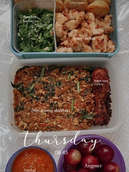 9 Inspirasi bekal buatan VJ Laissti untuk suami, lezat dan bervariasi