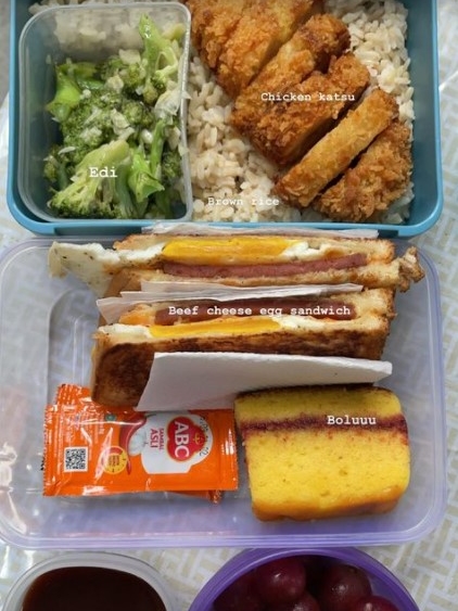 9 Inspirasi bekal buatan VJ Laissti untuk suami, lezat dan bervariasi