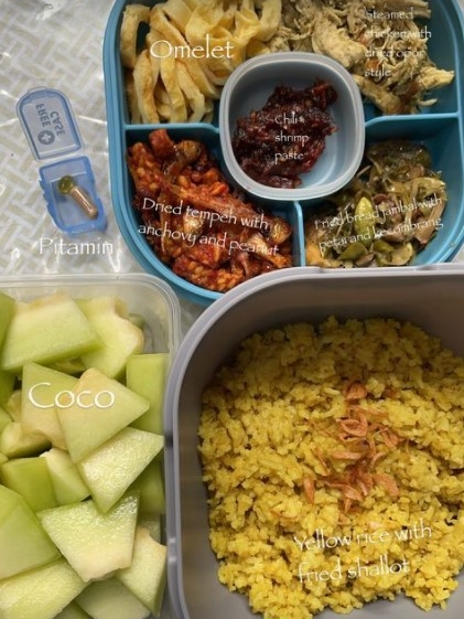 9 Inspirasi bekal buatan VJ Laissti untuk suami, lezat dan bervariasi