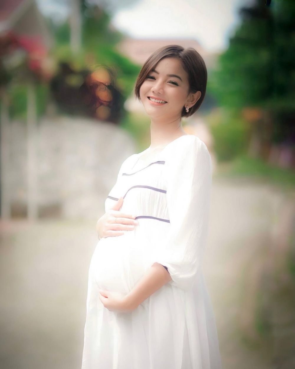 Potret Glenca Chysara pamer baby bump di Ikatan Cinta, fans histeris