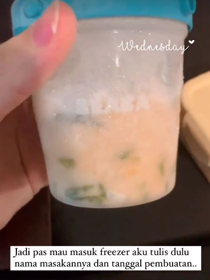 5 Cara menyimpan makanan MPASI anak ala Asmirandah ini bikin awet