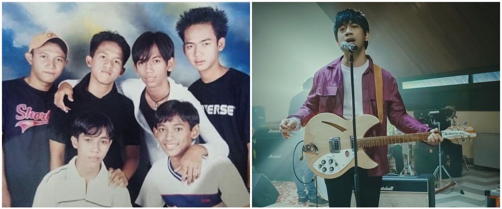 7 Potret dulu dan kini Rian D'Masiv, konsisten dengan gaya rambut poni