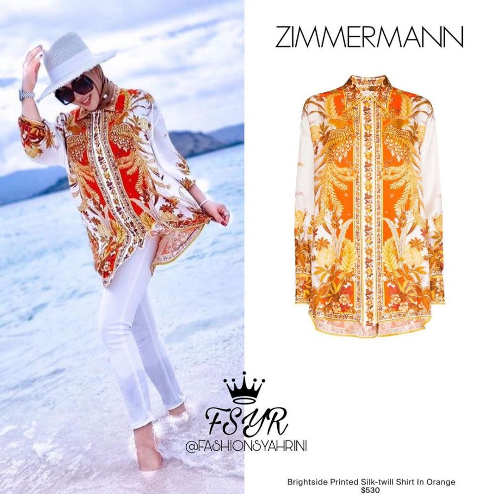 Taksiran harga 9 fashion item Syahrini liburan di Labuan Bajo, mewah