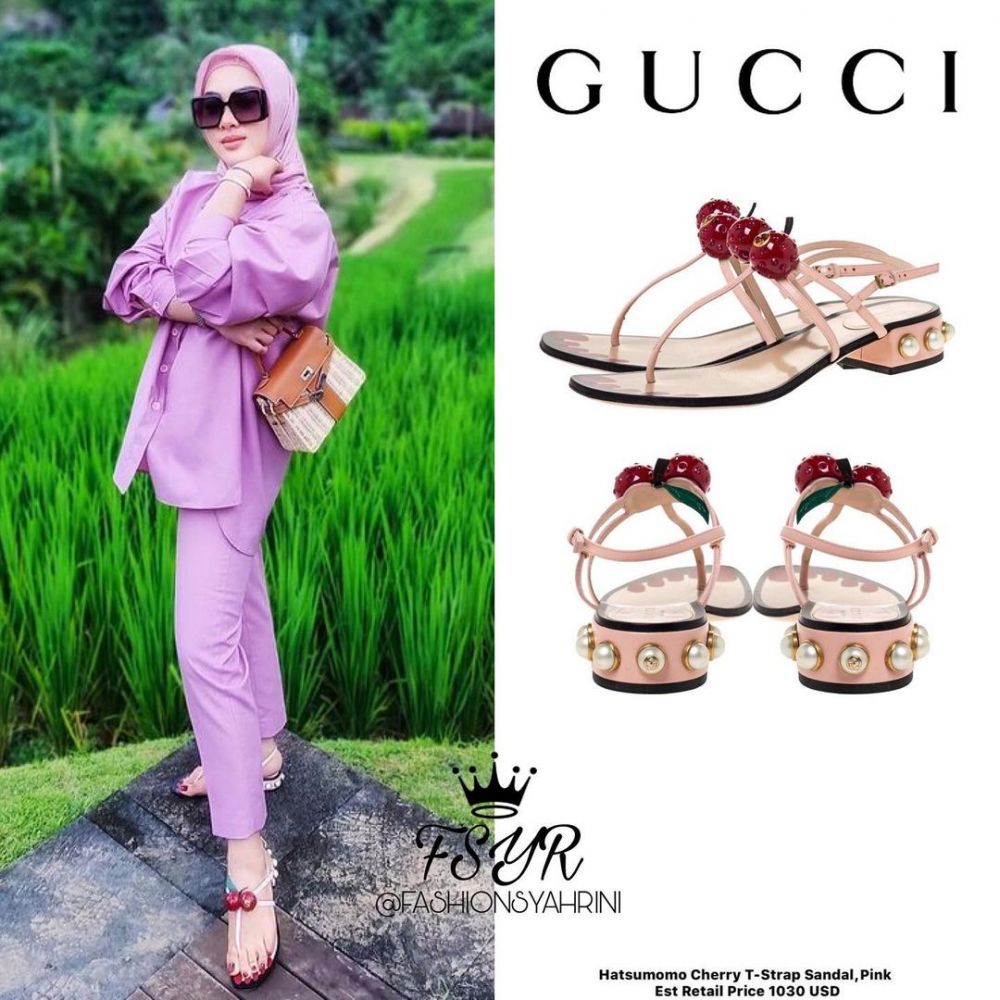 Taksiran harga 9 fashion item Syahrini liburan di Labuan Bajo, mewah