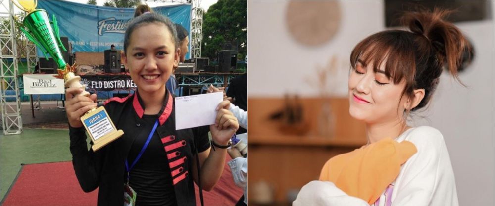 Sukses jadi pedangdut, ini 9 beda gaya dulu dan kini Happy Asmara