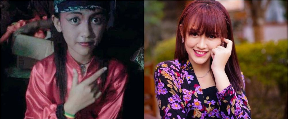 Sukses jadi pedangdut, ini 9 beda gaya dulu dan kini Happy Asmara