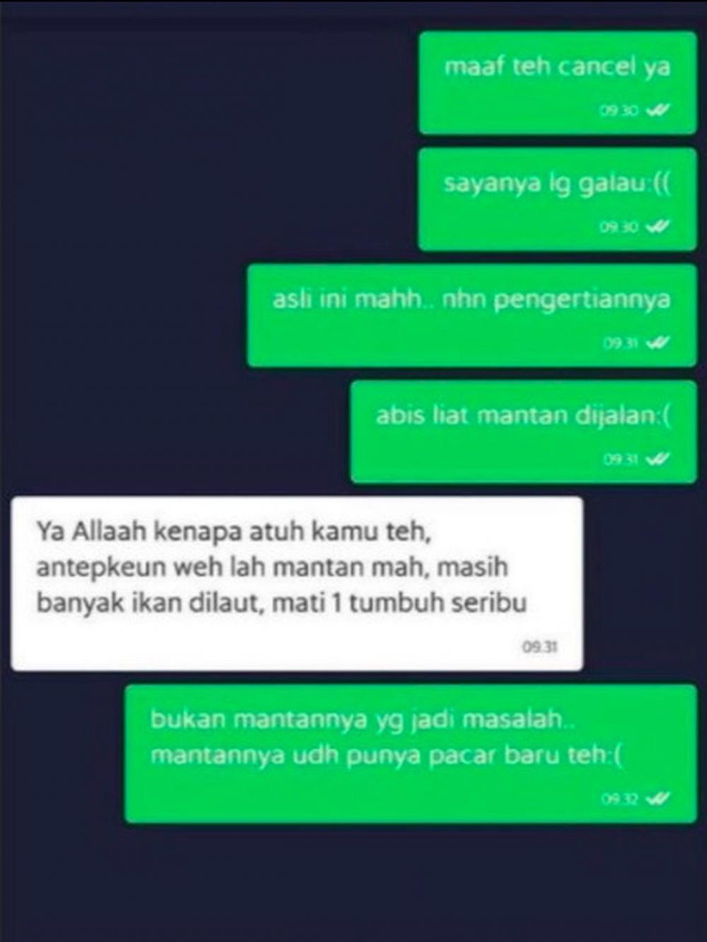 11 Chat lucu pelanggan ojek online salah kirim, bikin driver baper