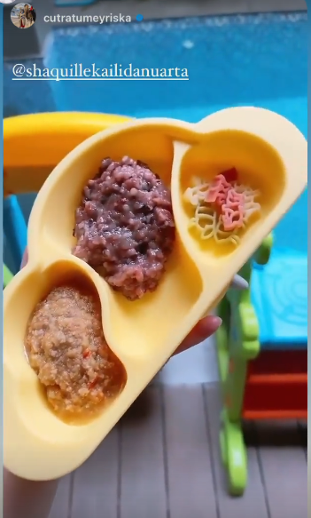 7 Menu MPASI Cut Meyriska ini bervariasi dan bikin lahap makan