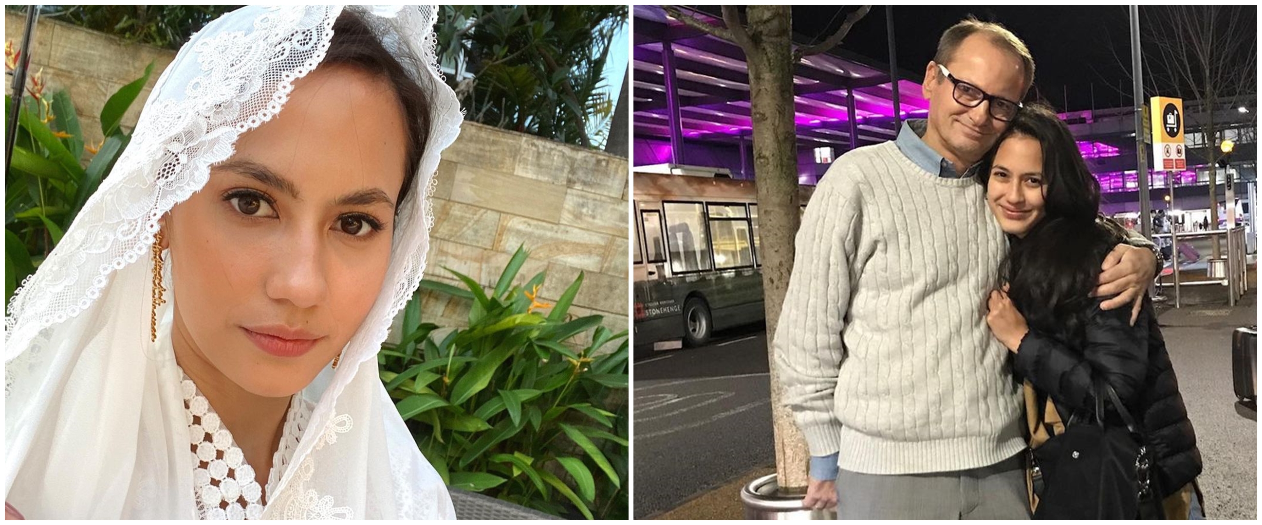 Ziarah ke makam sang ayah, Pevita Pearce tulis pesan menyentuh