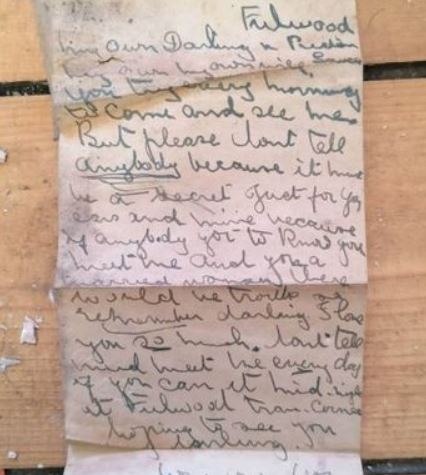 Remaja ini temukan surat cinta berusia 100 tahun, pesannya mengejutkan