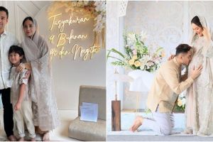 Potret dekorasi tasyakuran kehamilan 5 penyanyi, Siti Badriah elegan