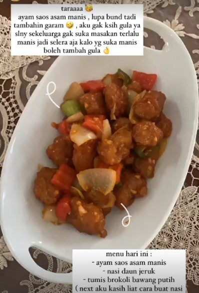 11 Menu rumahan untuk keluarga ala Bunga Zainal, bikin nelen ludah