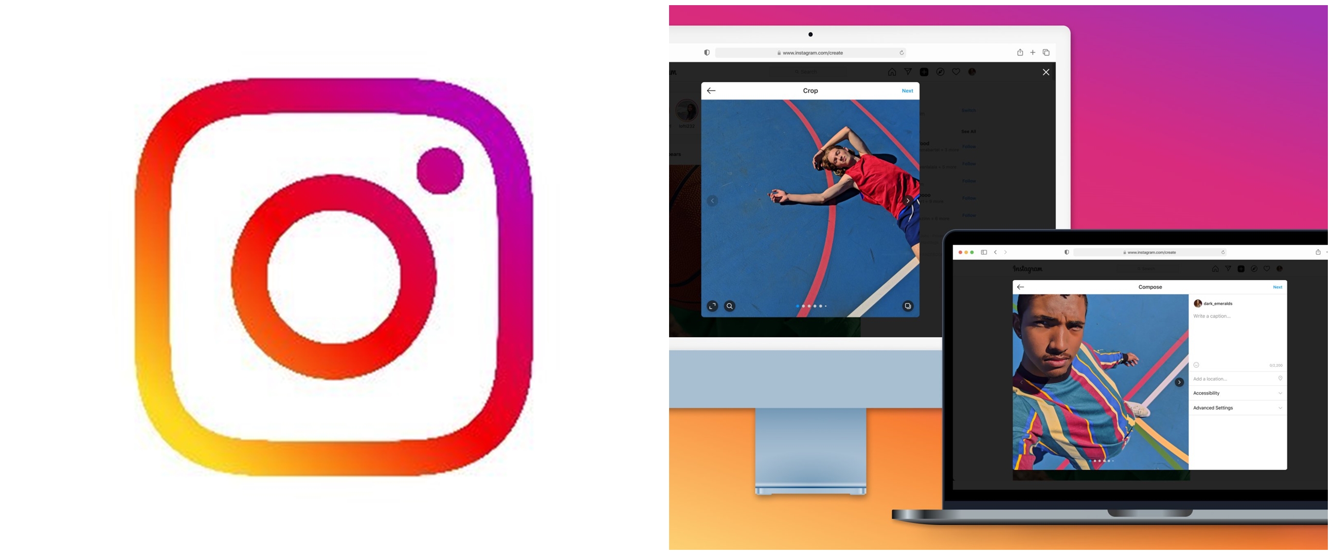 Cara upload foto dan video di Instagram lewat laptop