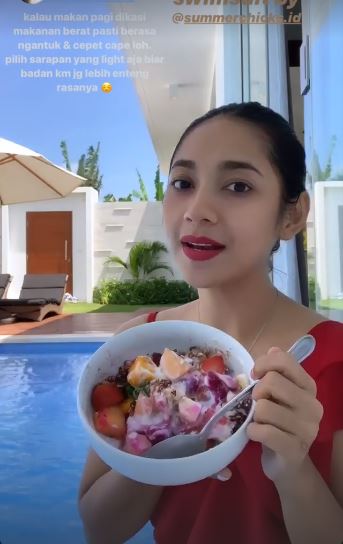 5 Menu sarapan ala Dinda Kirana ini ampuh turunkan berat badan
