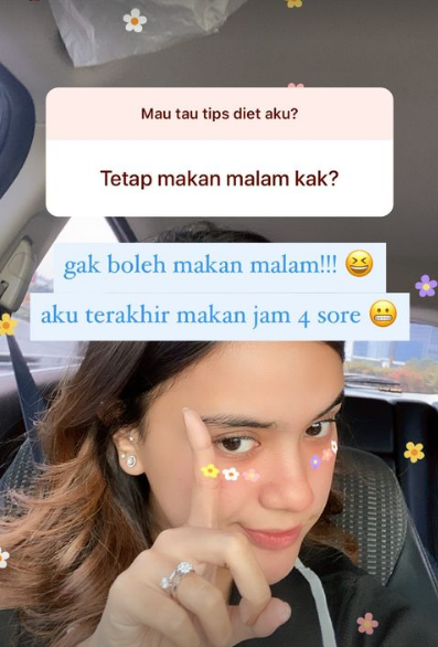 Aman bagi penderita maag, intip 7 pola makan Audi Marissa saat diet