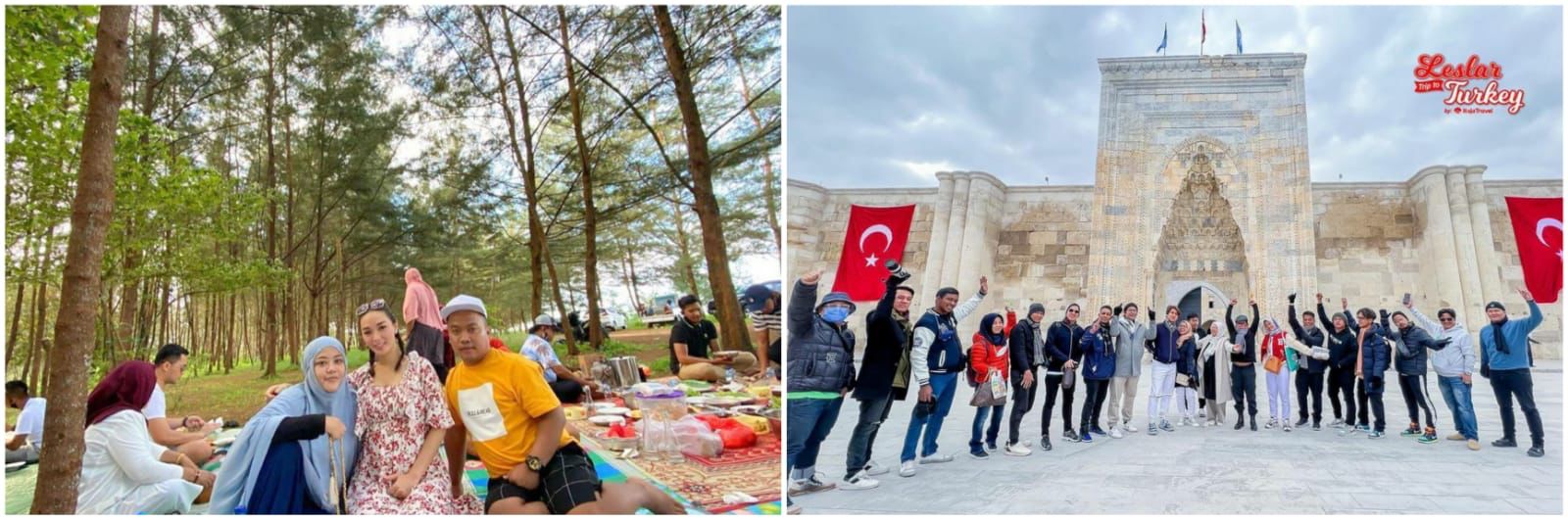 Momen 5 pedangdut saat babymoon, Lesty Kejora boyong keluarga dan fans