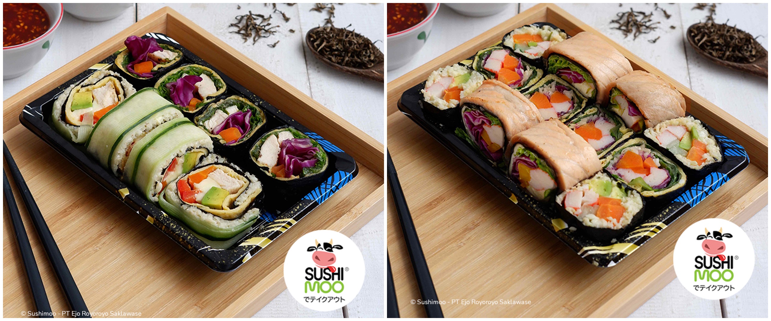 Pertama di Indonesia, SUSHIMOO rilis Sushi Keto di hari vegan sedunia