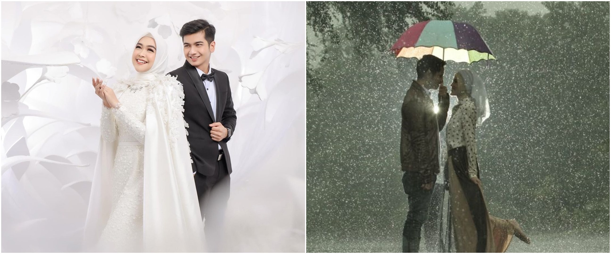 Potret prewedding 13 pasangan seleb tanpa bersentuhan, tetap romantis