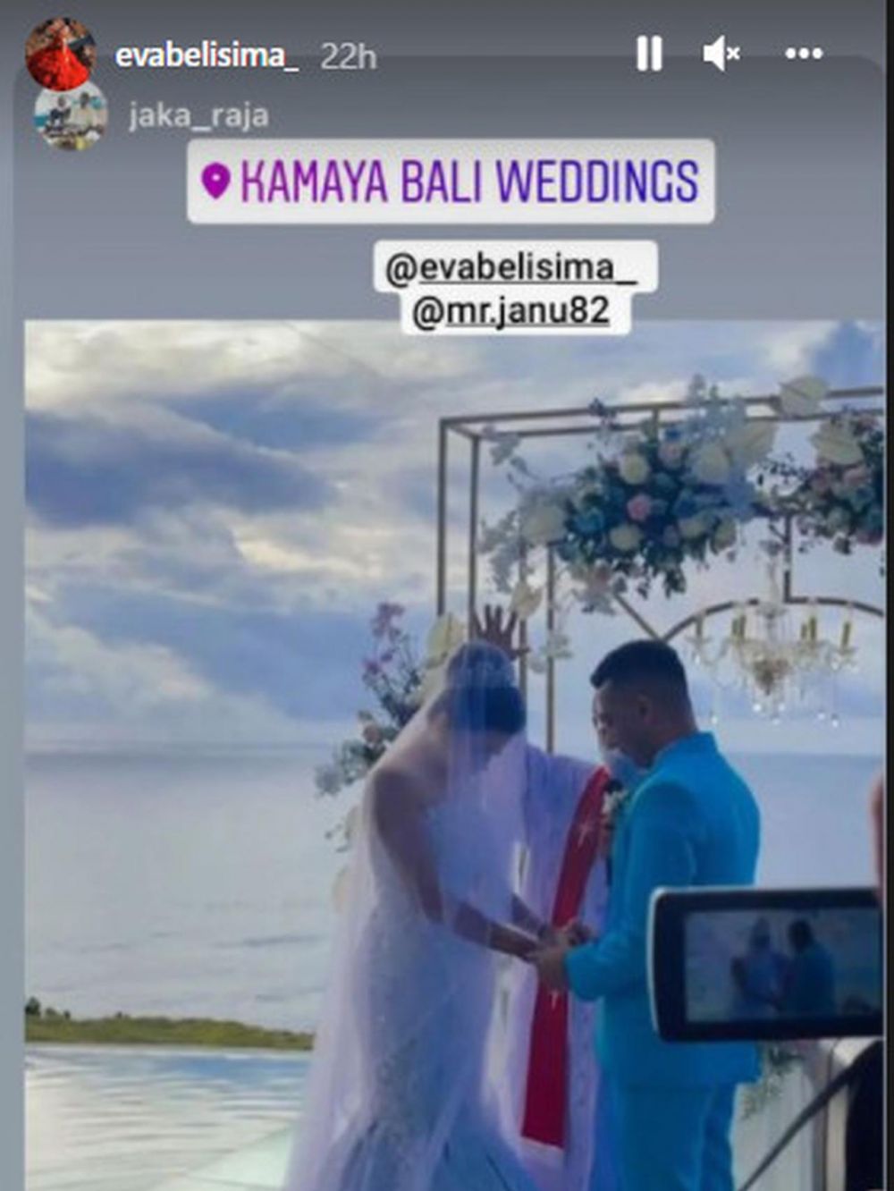 9 Momen pernikahan Eva Belisima mantan istri Kiwil, digelar privat