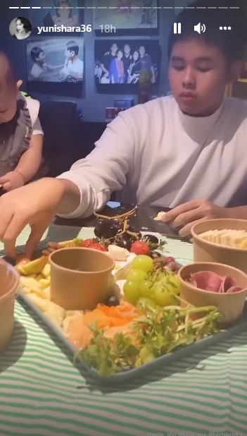 7 Momen Yuni Shara rayakan ulang tahun anak, dihadiri mantan suami