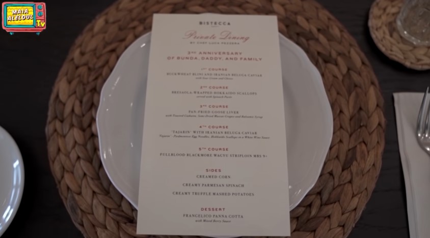 9 Momen ultah ke-3 pernikahan Maia & Irwan Mussry, pesta makan caviar