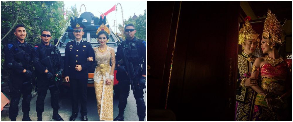 Kini jadi istri TNI/Polri, begini penampilan 7 seleb saat menikah
