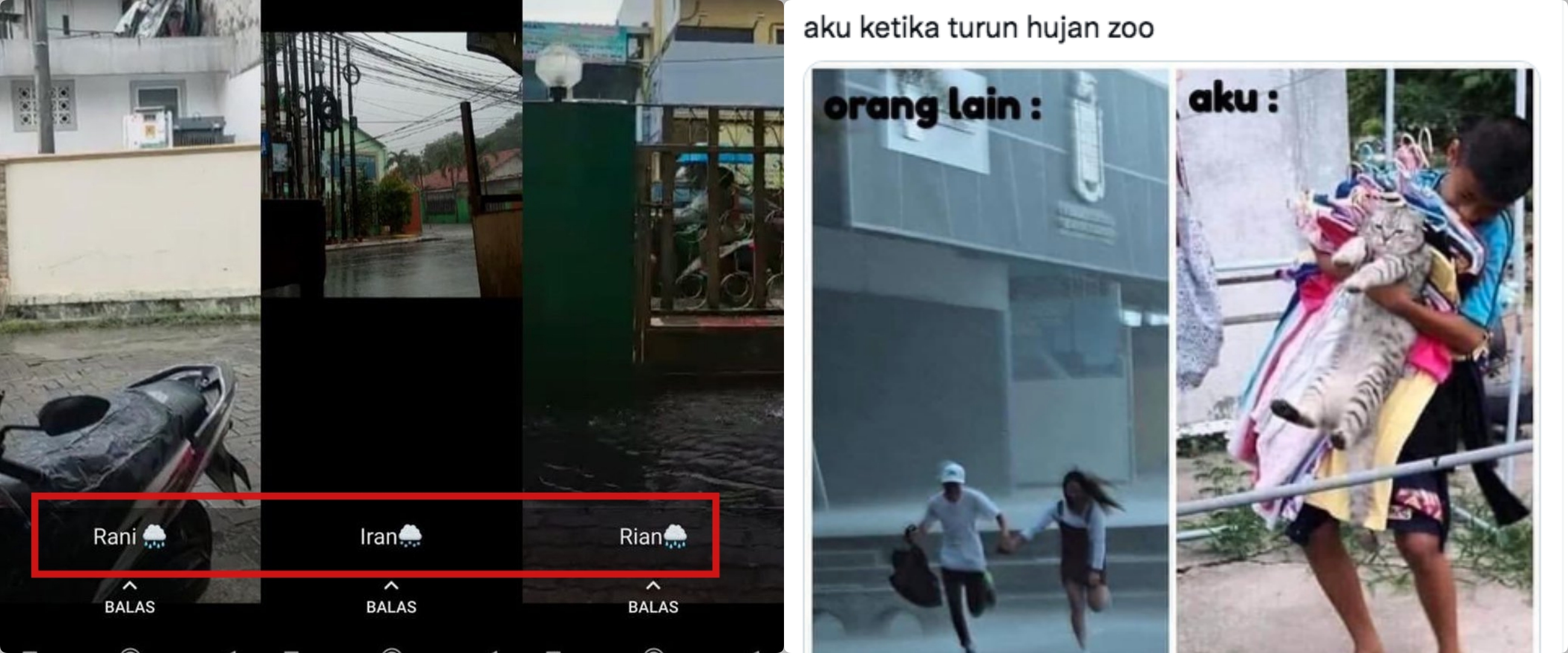 9 Status lucu tentang hujan bikin kaum rebahan ngakak