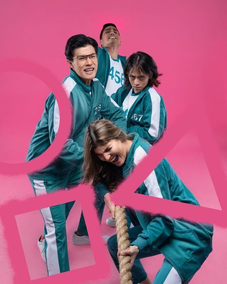 7 Pemotretan Adhisty Zara bertema Squid Game, dandan ala Kang Sae-byok