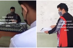 Murid ini unggah video sosok guru, disebut mirip Hotman Paris