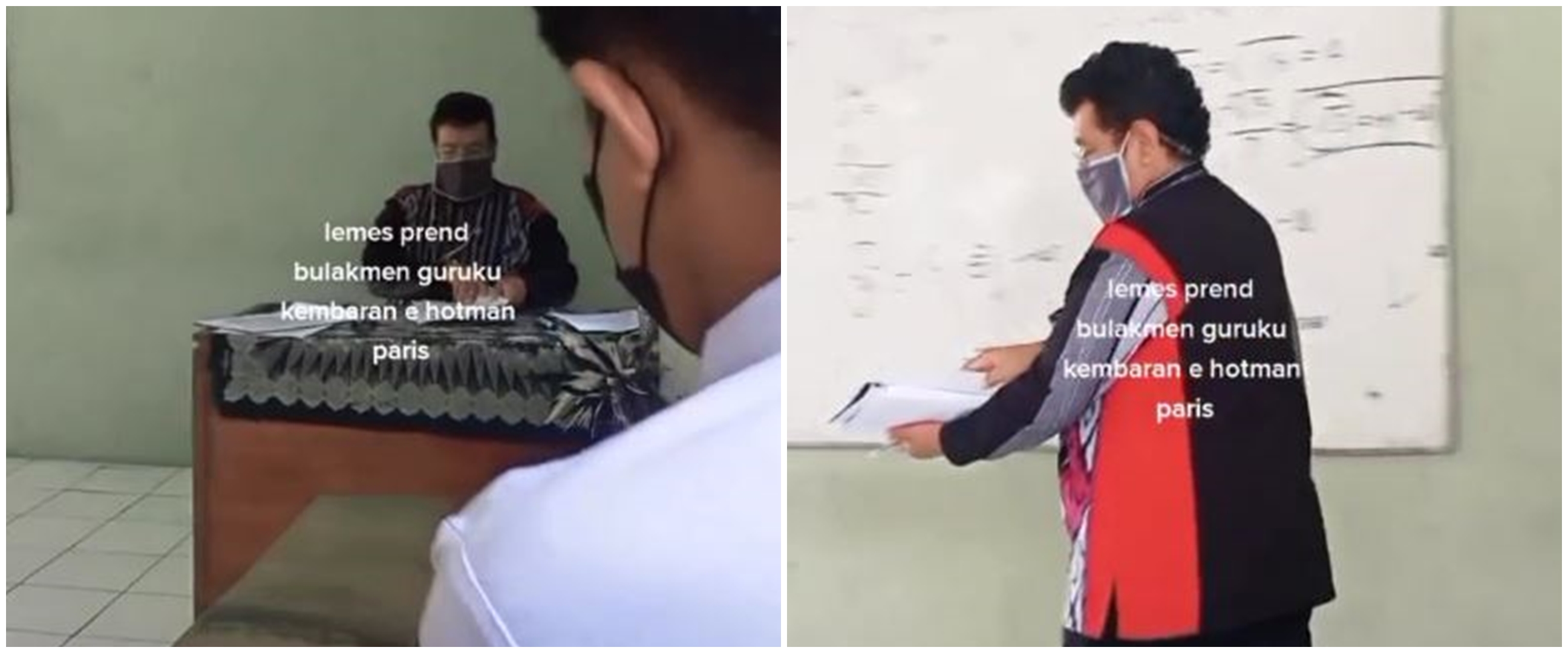 Murid ini unggah video sosok guru, disebut mirip Hotman Paris