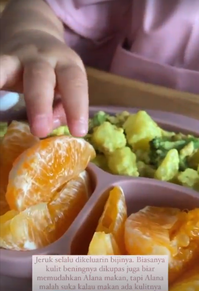 Menu snack anak saat MPASI ala 9 seleb, sehat dan bernutrisi