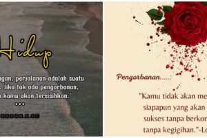 101 Kata-kata bijak tentang pengorbanan hidup, penuh perjuangan