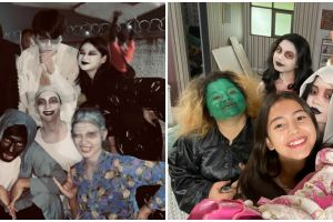 9 Gaya pemain Dari Jendela SMP rayakan Halloween, Defni jadi Buto Ijo