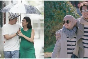 Gaya 5 penyanyi babymoon di luar negeri, Lesty stylish kenakan parka