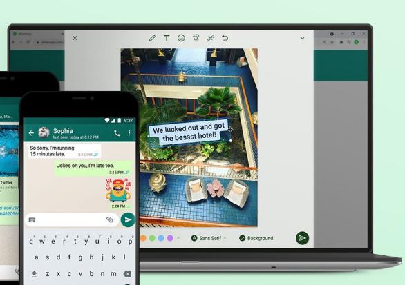 3 Fitur terbaru WhatsApp, versi web bisa edit pesan gambar di komputer