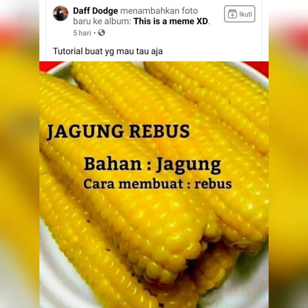 11 Status FB lucu lika-liku mau makan, kocaknya nggak ada obat