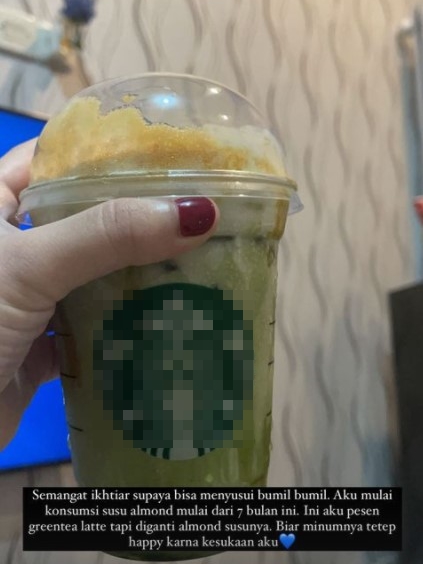 Baik untuk janin, 5 minuman ini dikonsumsi Kesha Ratuliu selama hamil