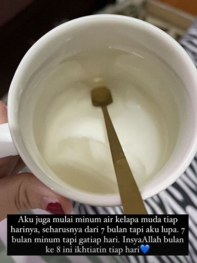 Baik untuk janin, 5 minuman ini dikonsumsi Kesha Ratuliu selama hamil