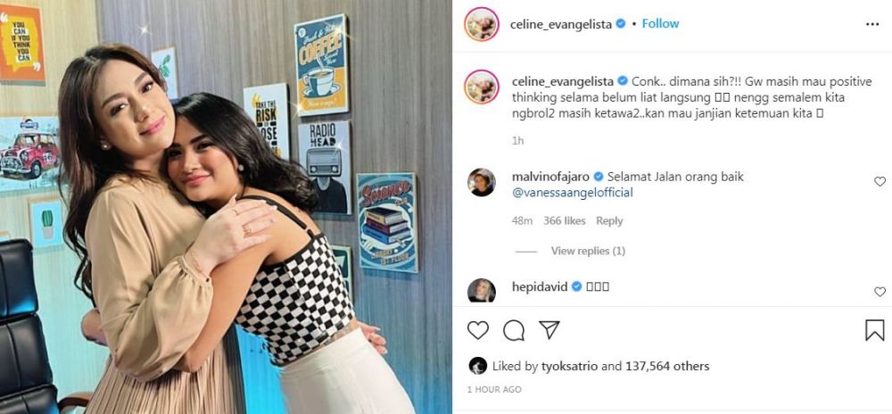 Ungkapan duka 7 rekan artis atas kepergian Vanessa Angel dan suami