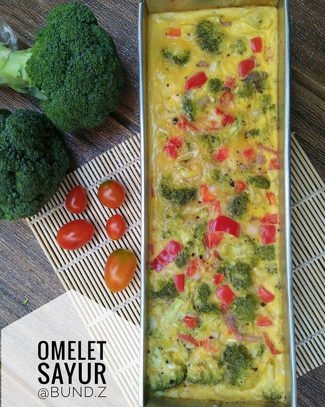 11 Resep omelet sayur, menu sehat, lezat, dan murah meriah