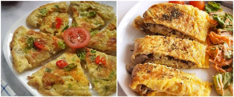 11 Resep omelet sayur, menu sehat, lezat, dan murah meriah