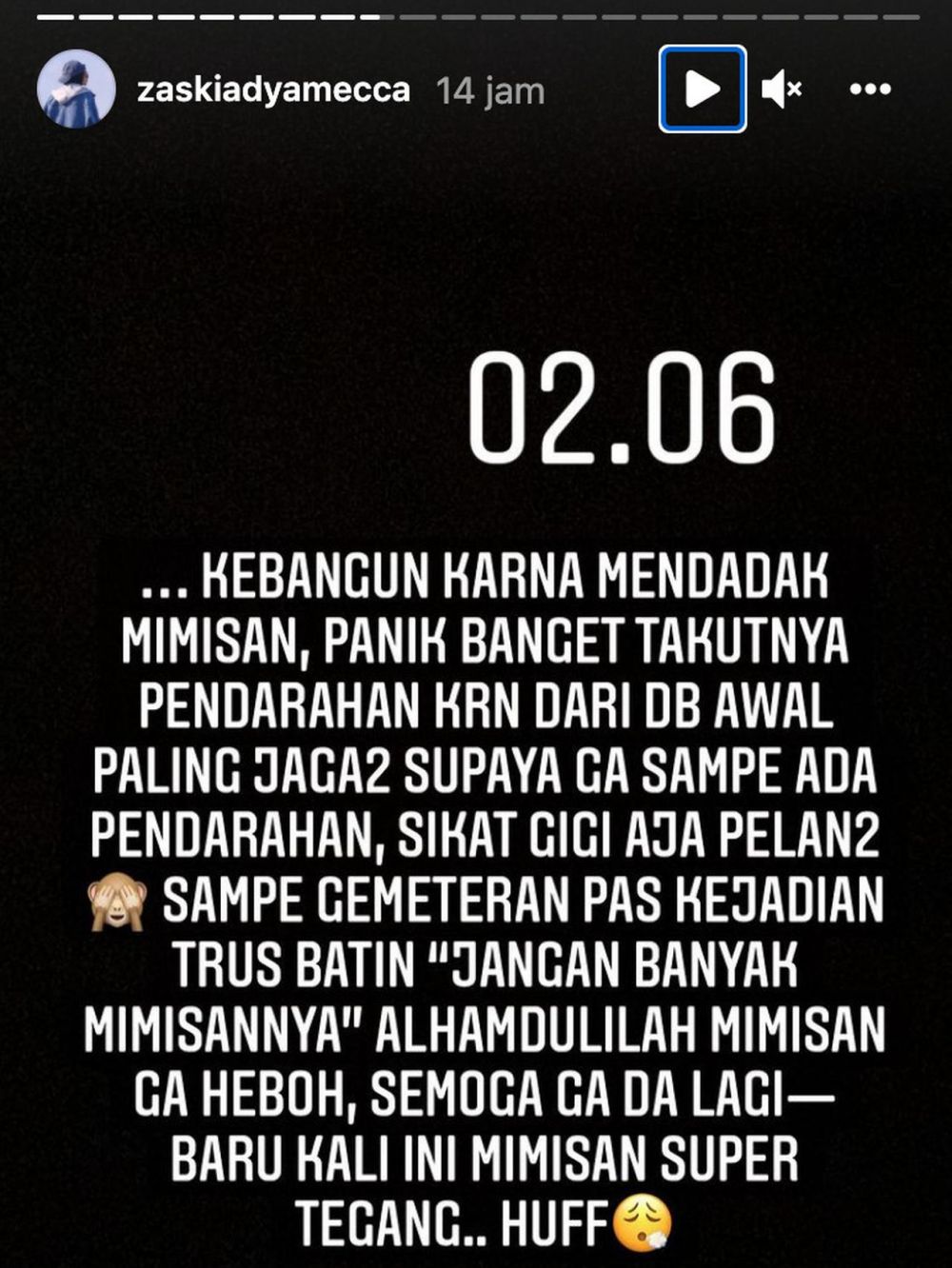 7 Cerita Zaskia Adya Mecca hadapi demam berdarah, mendadak mimisan