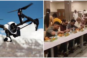 Kreatifnya kebangetan, cara operasikan drone ini bikin tepuk jidat